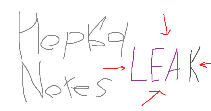 Hopka Notes leak ROBLOX