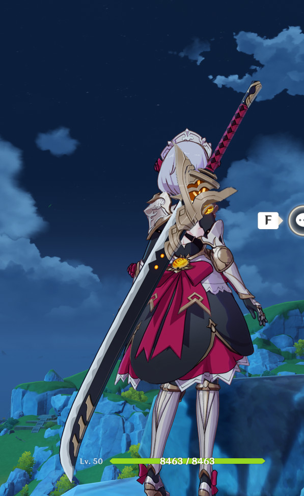 Custom Geo Katsuragikiri over Whiteblind