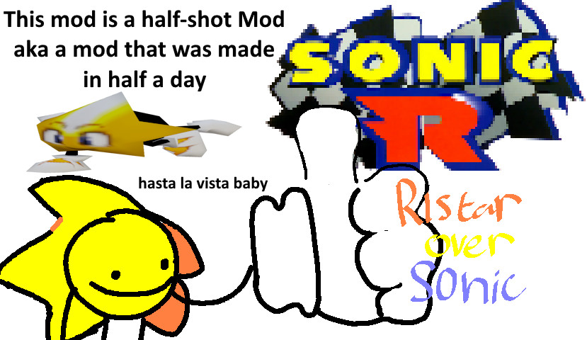 Sonic R: Ristar Over Sonic [half-shot Mod] Mod for Sonic R | SR Mods
