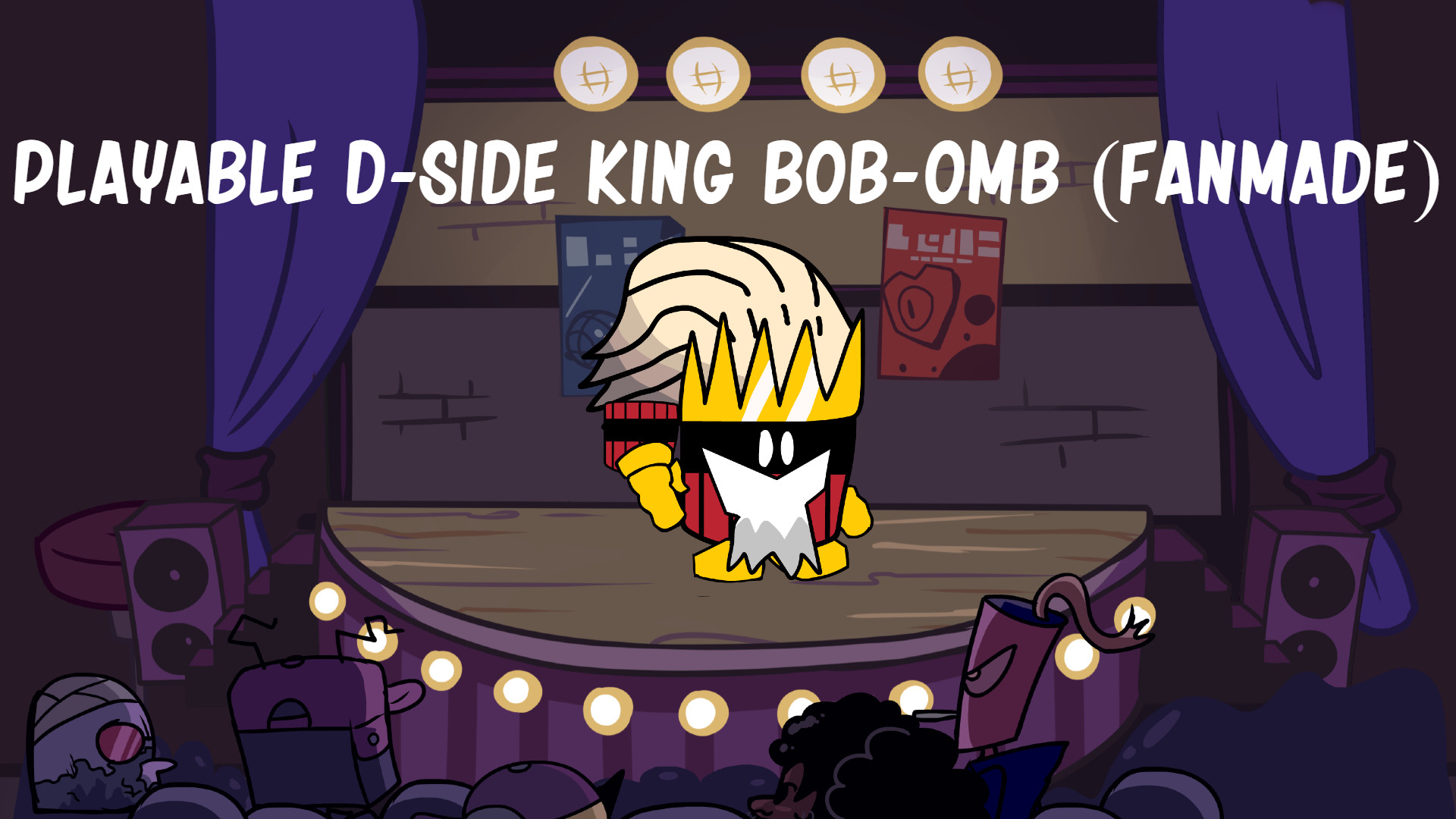 Playable D-Side King Bob-Omb (FanMade) + FLA
