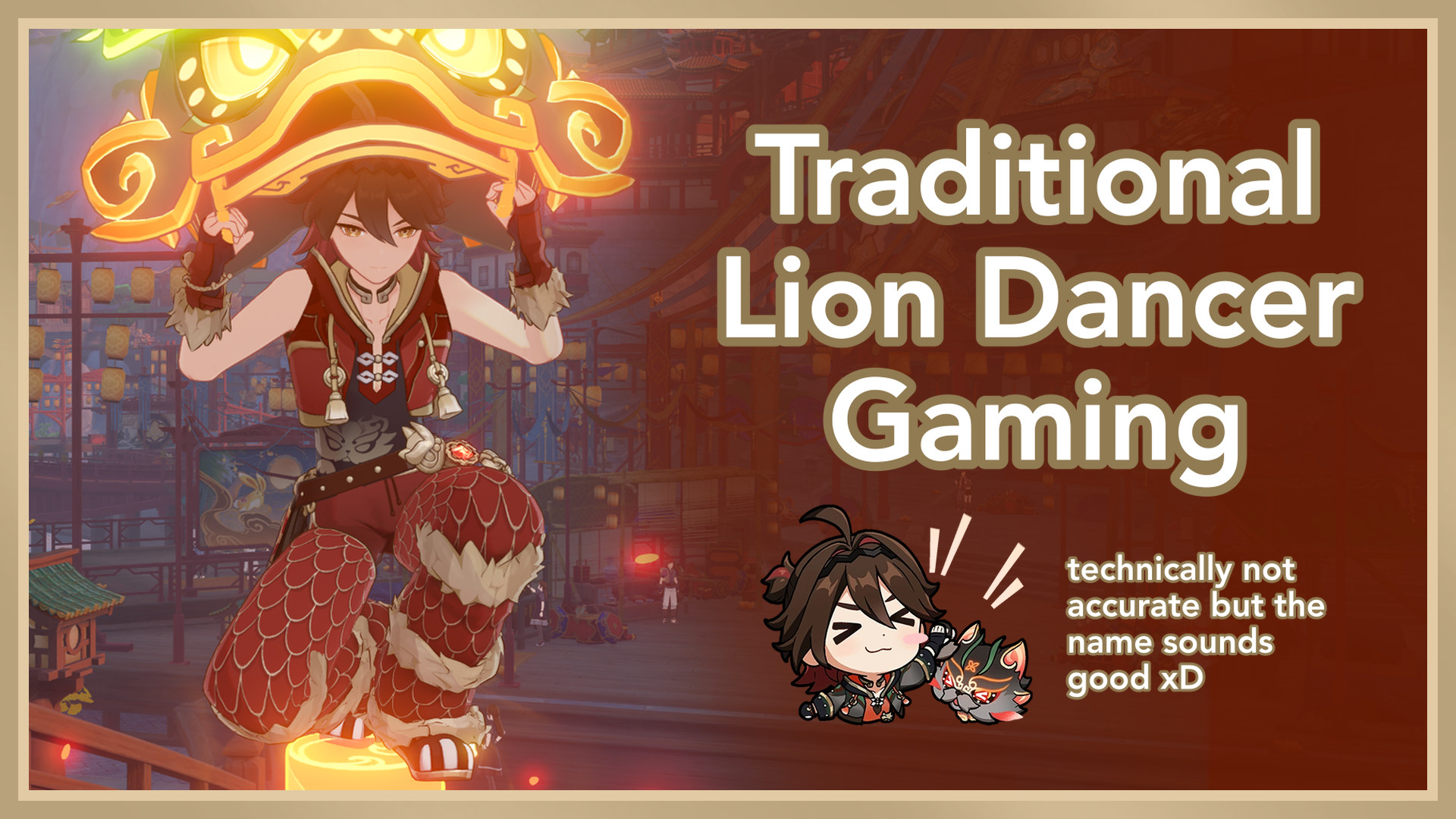 Traditional Lion Dancer Gaming