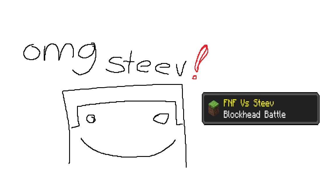 FNF Vs Steev - Blockhead Battles