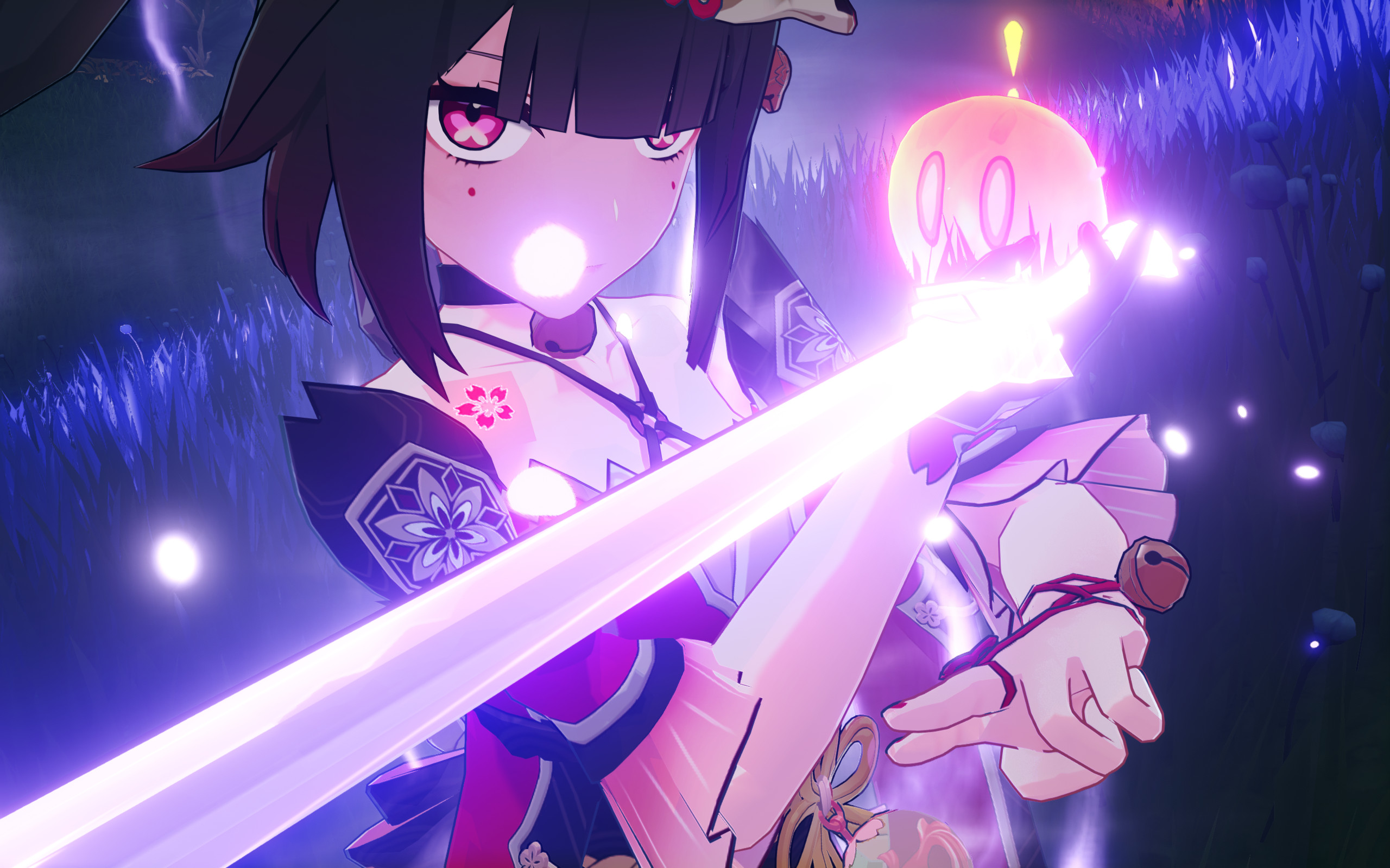 Hanabi over Keqing's skin(futa)