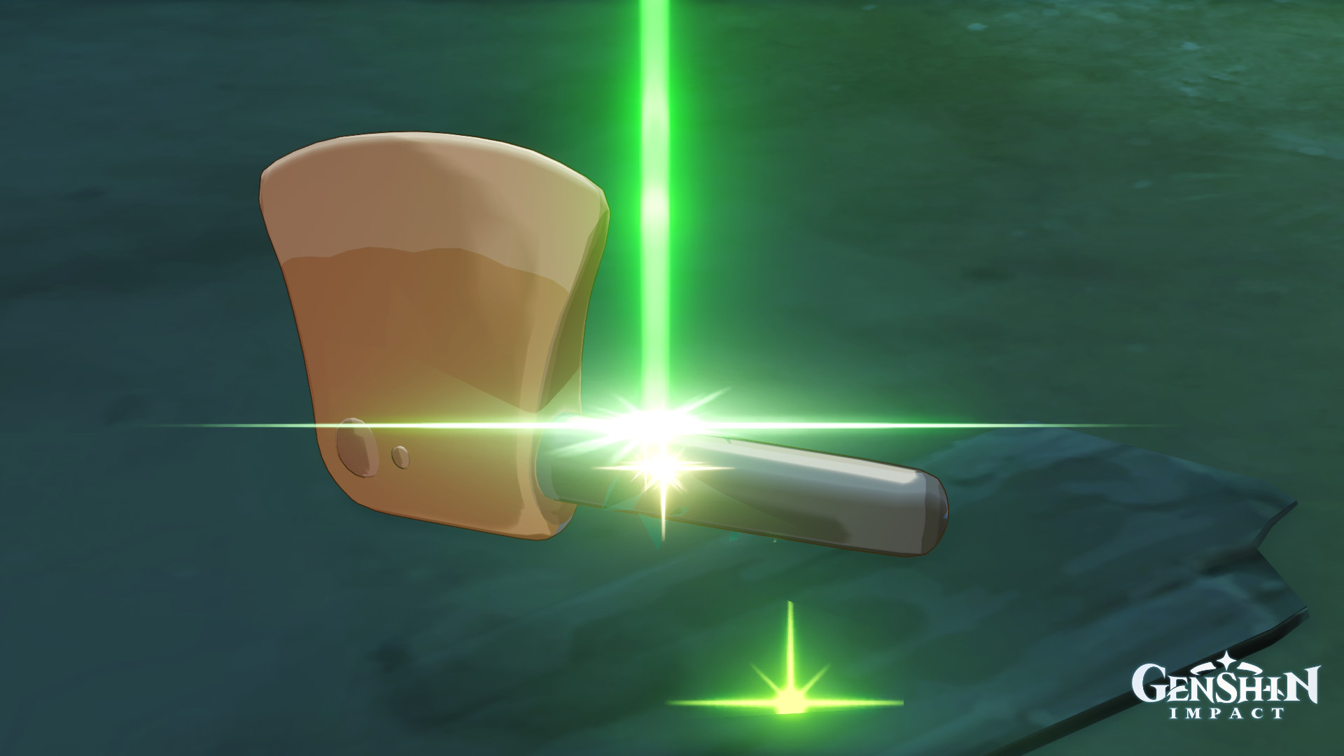 Gold Axe over Artifacts