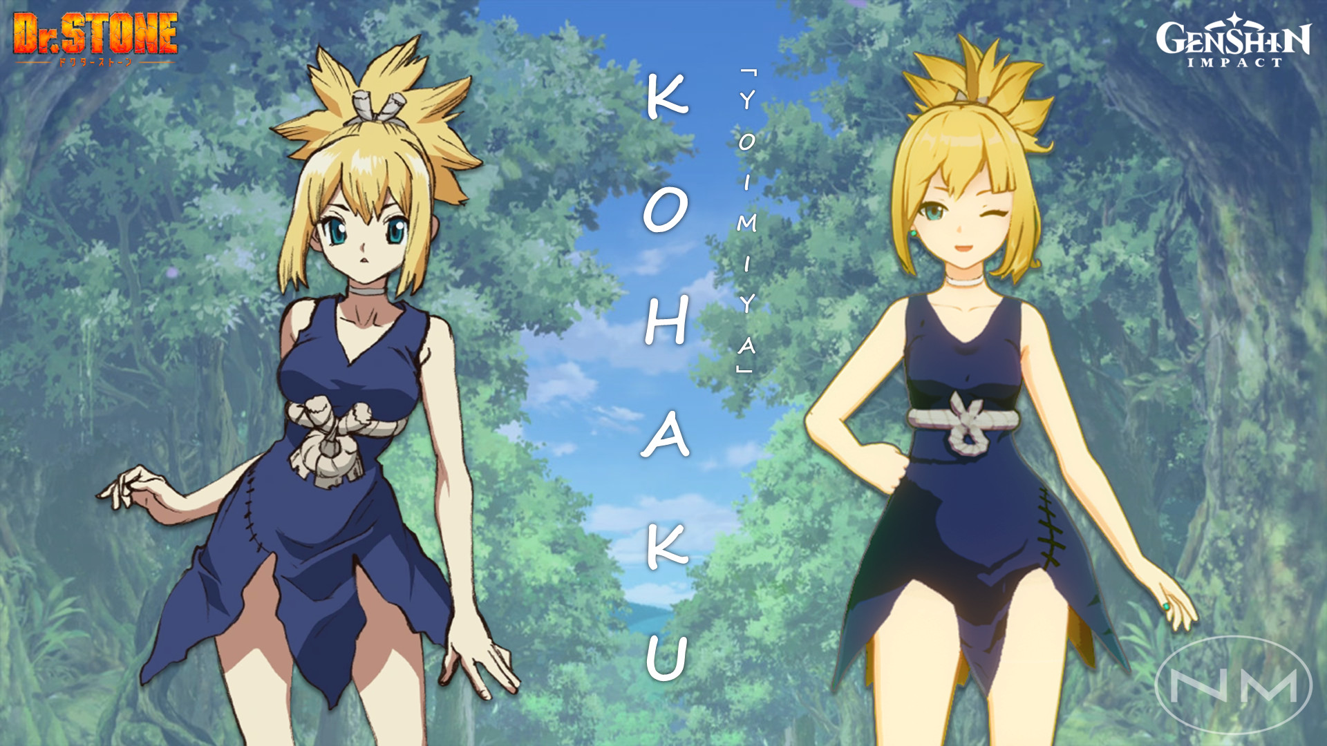 Kohaku | Yoimiya Cosplaying Kohaku from Dr. Stone