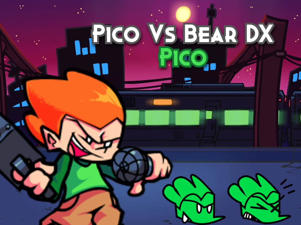 FNF Pico VS Bear DX Pico(New Chromatic + New Icon) Mod for Friday Night ...
