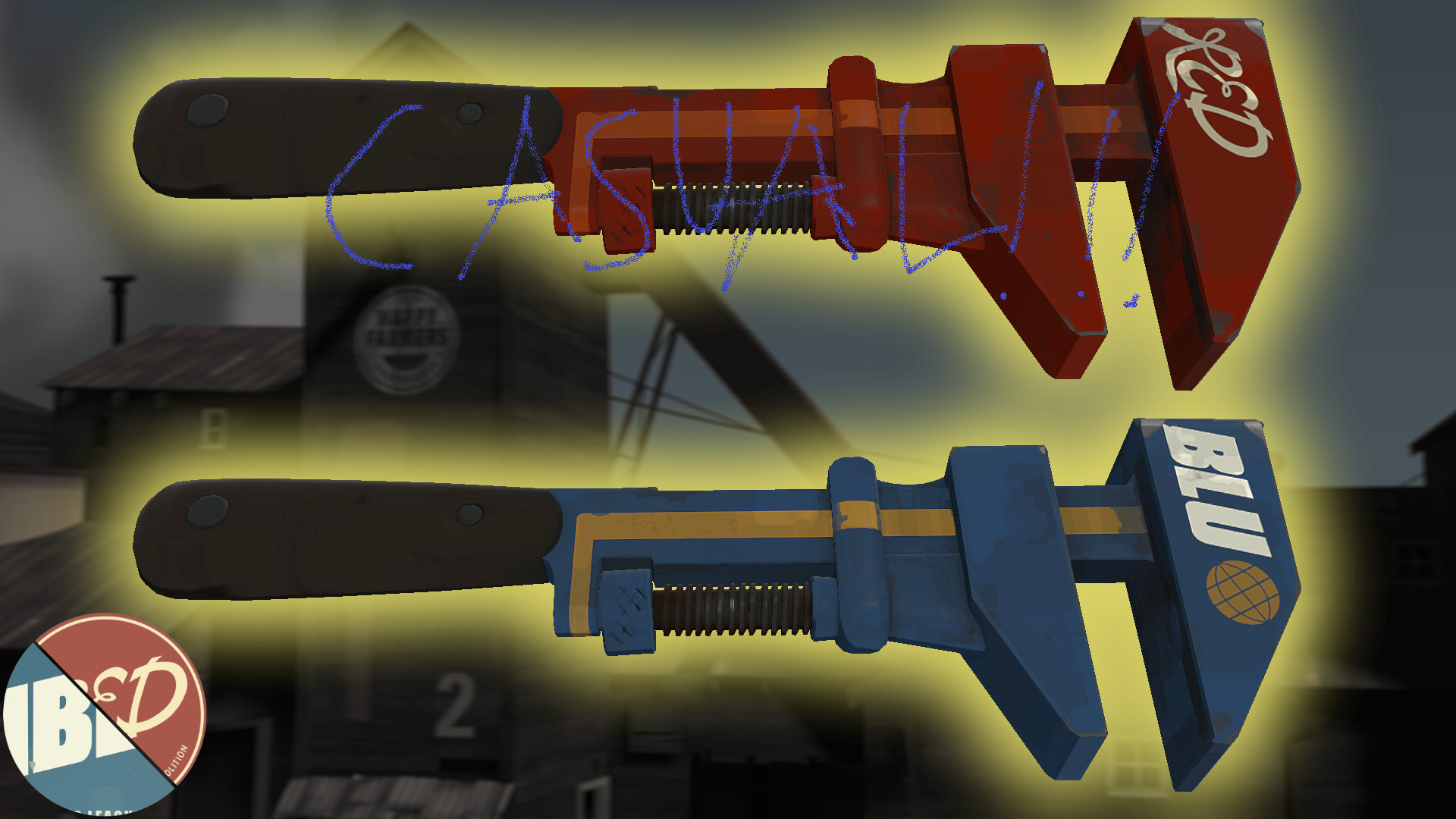 team colored wrench casual fix!