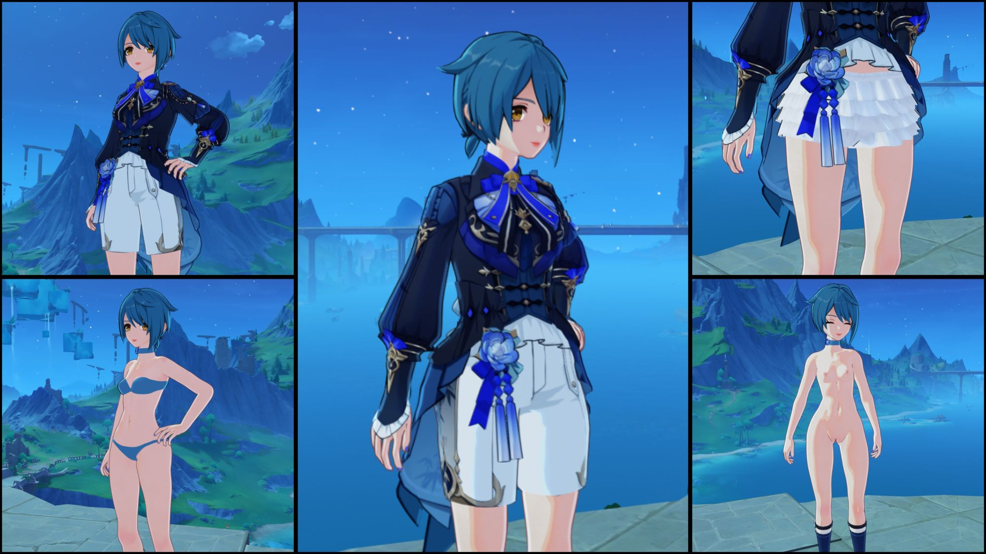 Xingqiu Bamboo Rain Genderbend