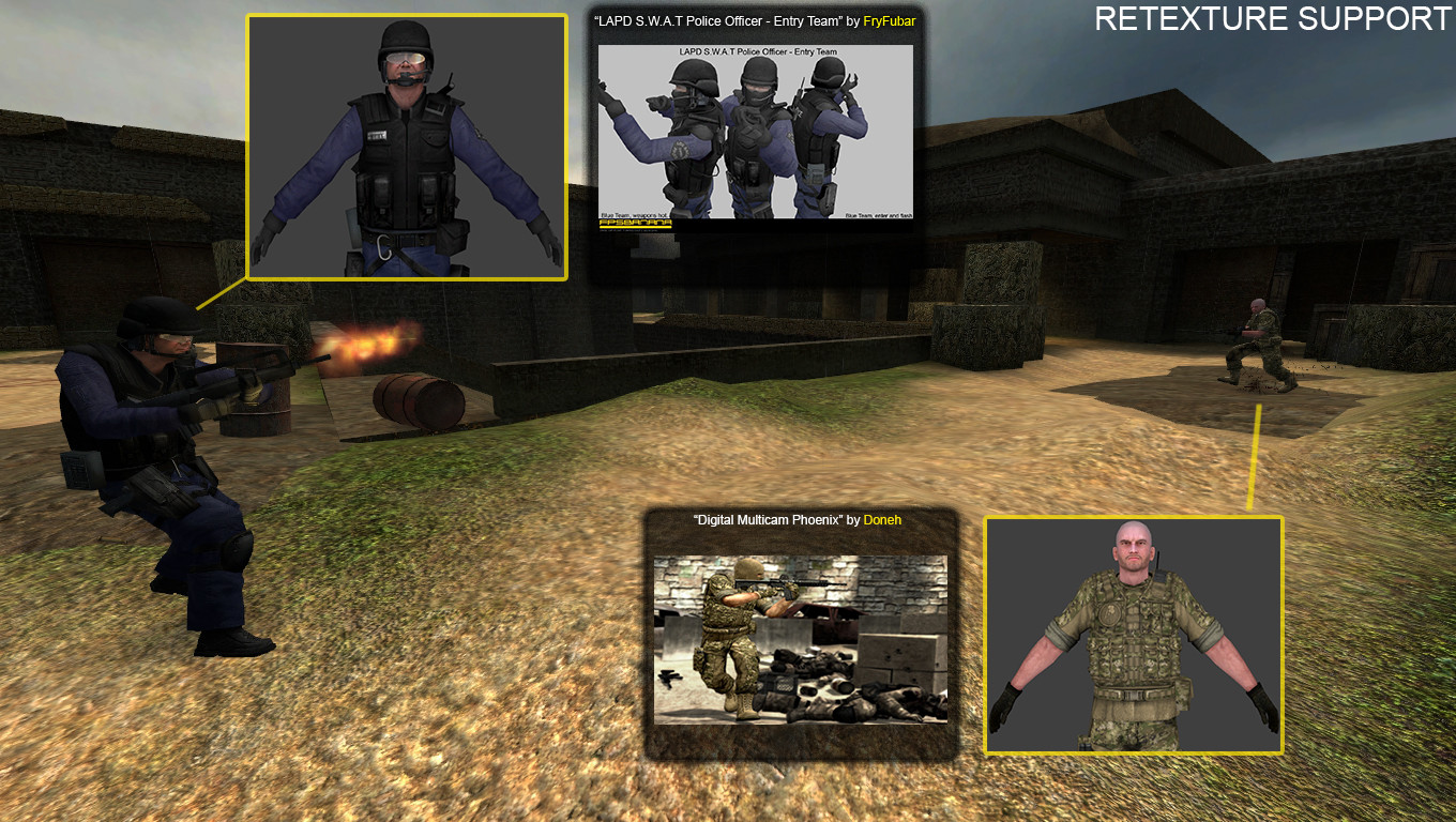 CS:S Unmasked Mod for Counter-Strike: Source | CS:S Mods