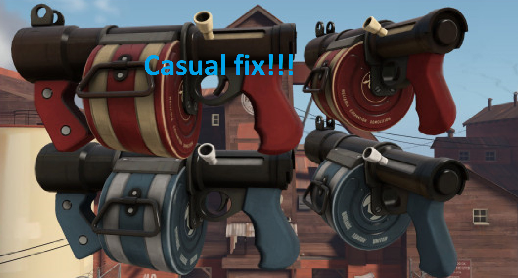 sticky bomb laucher teamcolors casual fix