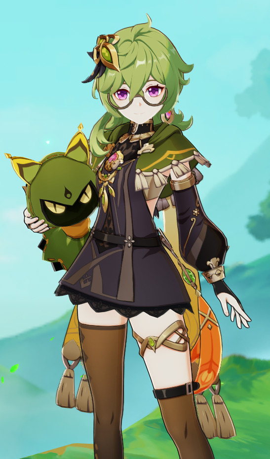 Collei with glasses