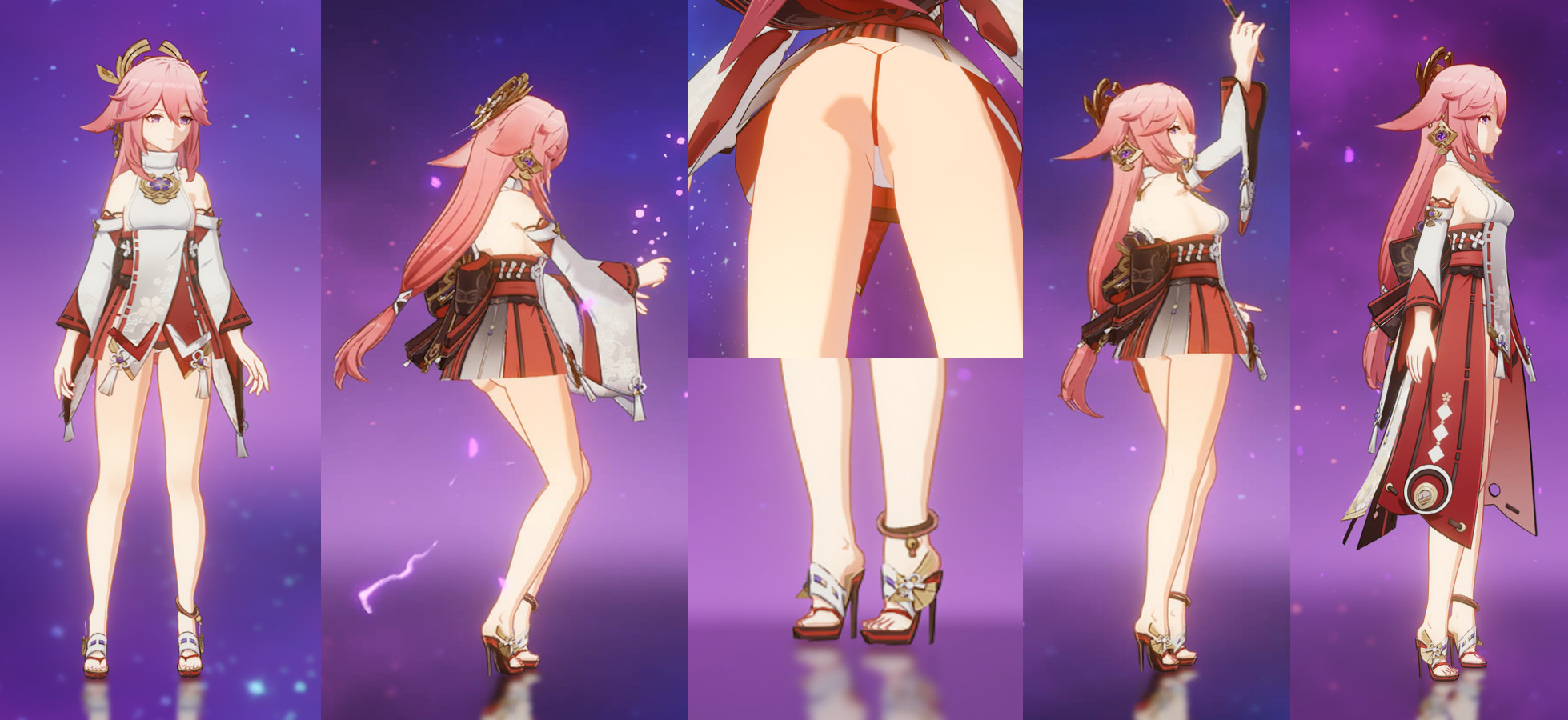 Yae Heels & Thong
