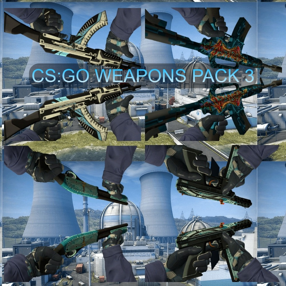 CS:GO WEAPONS PACK 3 Mod for Counter-Strike: Source | CS:S Mods