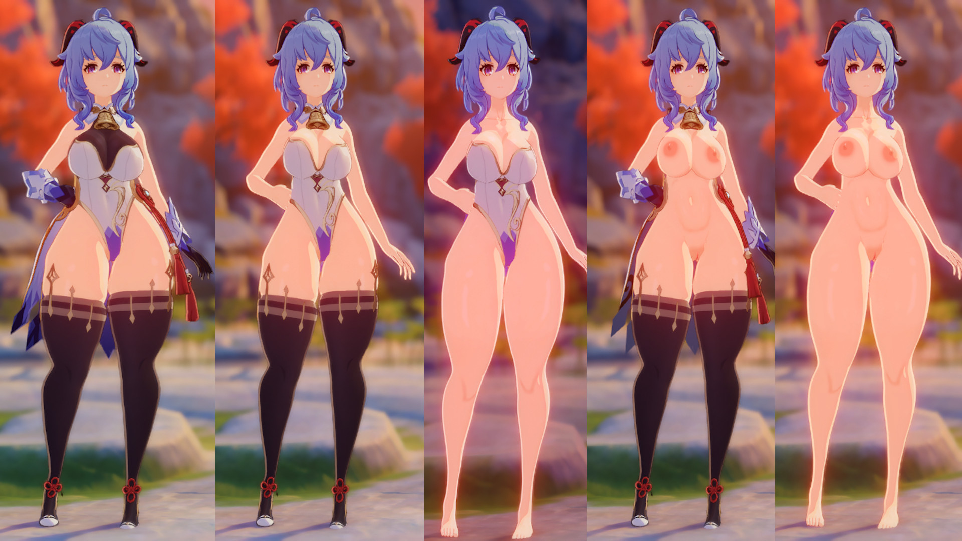 [LinSik] Thicc Ganyu ToggleMOD