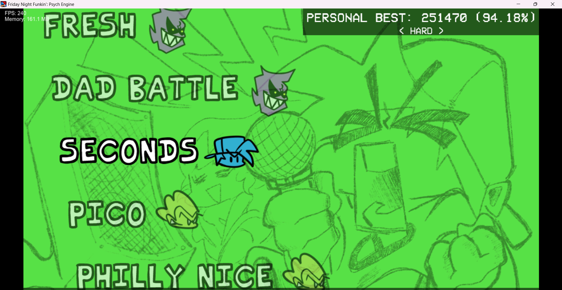FNF Seconds Chart-Test