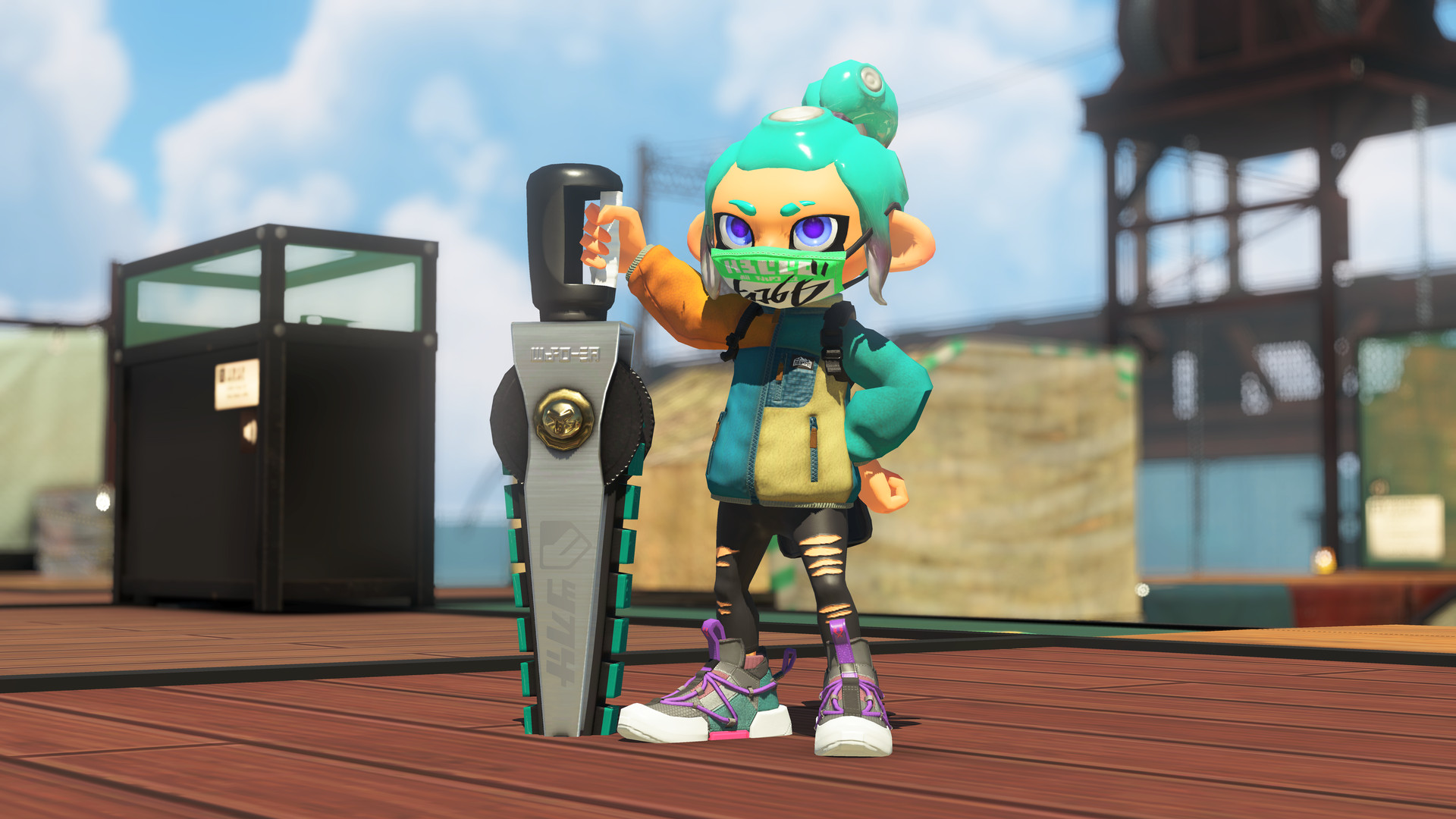 Splatana Neo Splatana Stamper Mod for Splatoon 3 | Splatoon 3 Mods
