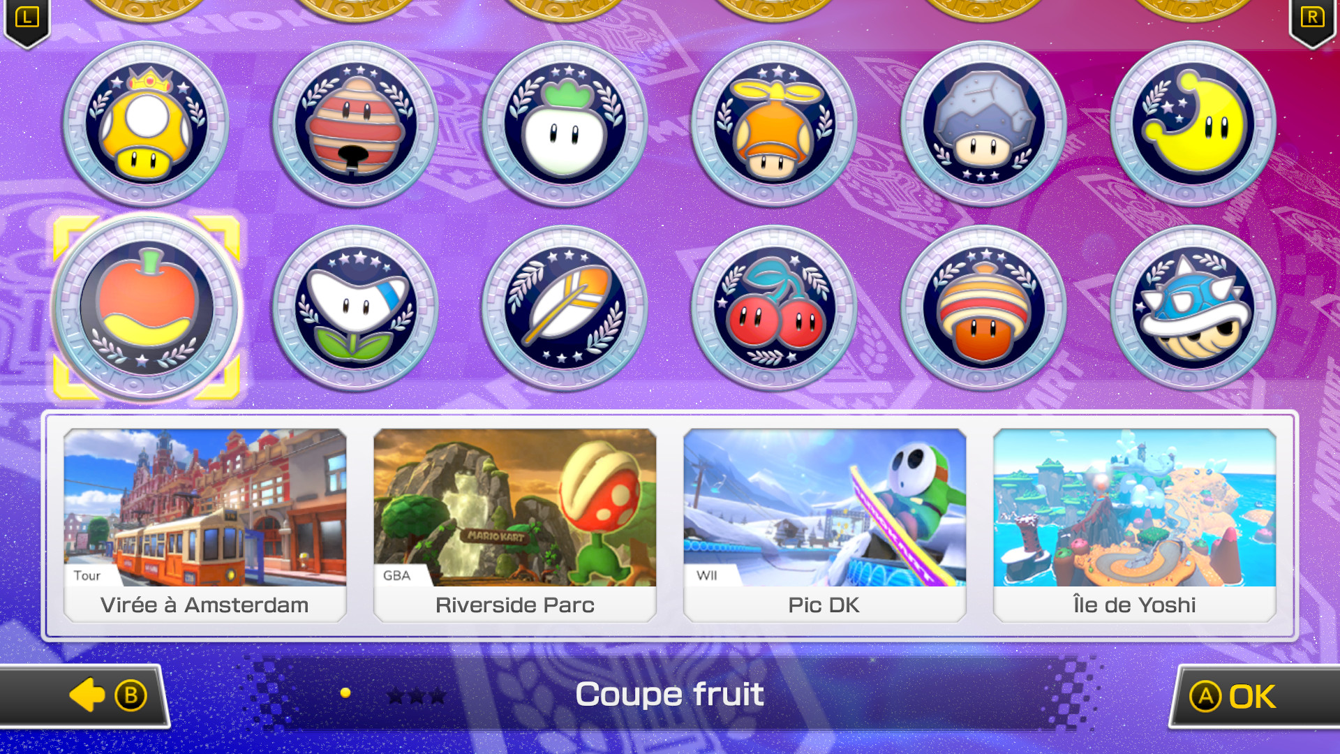 Mario Kart – Pack De 3 Véhicules échelle 1:43 – Rétro-friction – Mario, Mach 8, Etc.