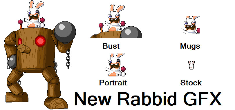 New Rabbid GFX Mod for Super Smash Bros. Crusade | SSBC Mods