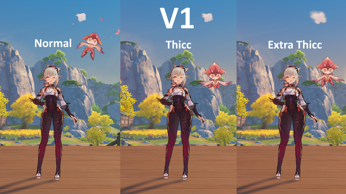 Yoimiya, Chiori, Yae, etc. Shenhe Retexture
