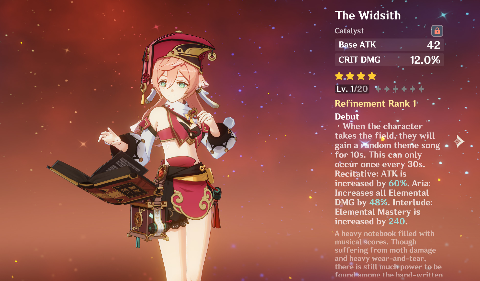 Yanfei's Law Book over Widsith