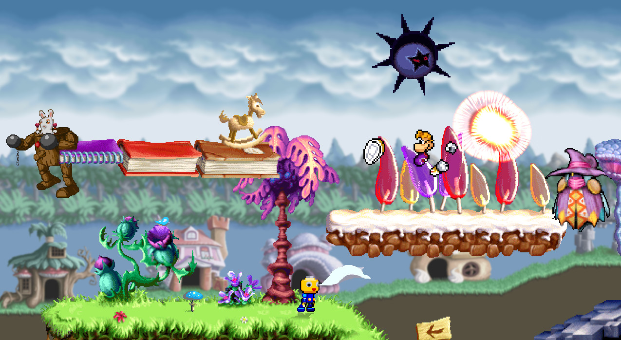 Glade of Dreams (Rayman Raving Rabbids) Mod for Super Smash Bros ...