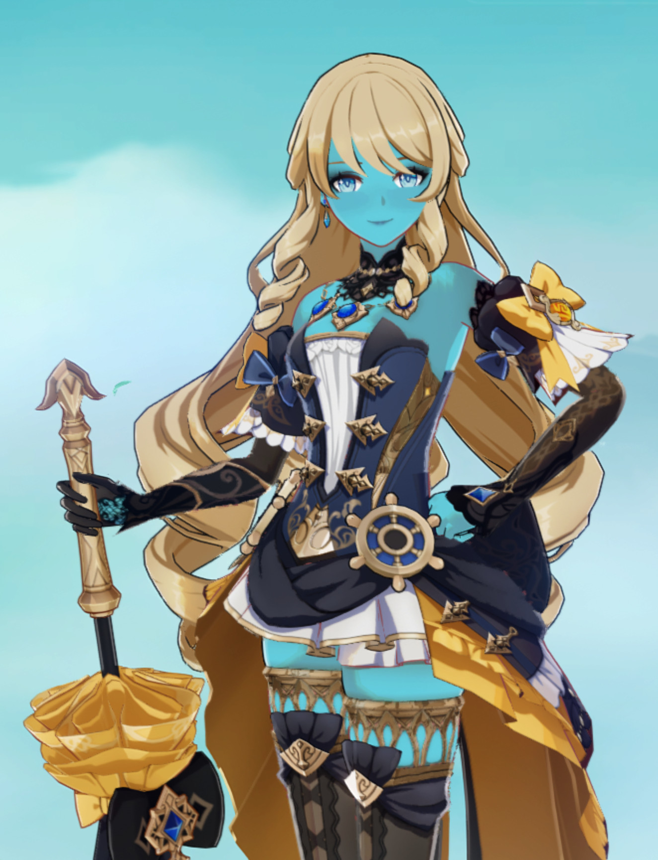 Blue Skin Navia