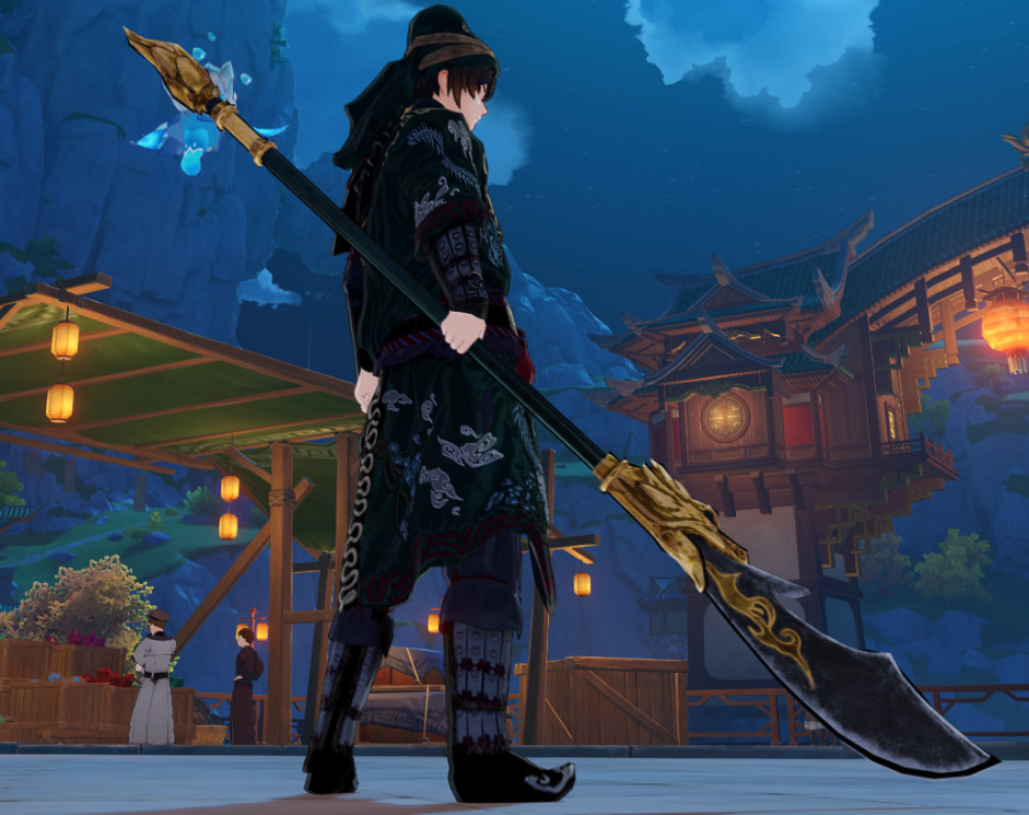 Green Dragon Crescent Blade(Staff of Homa)