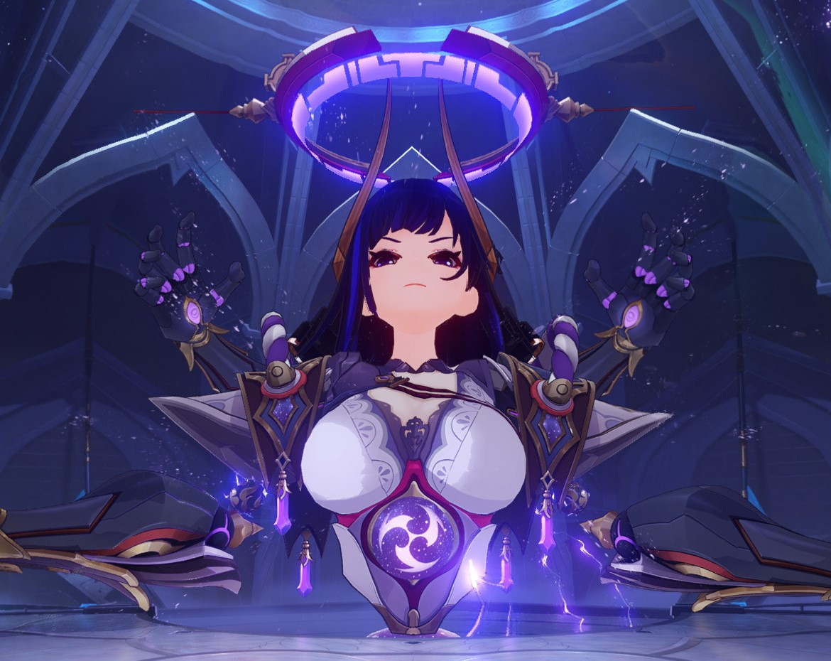 Toogle Raiden as Scara's mech