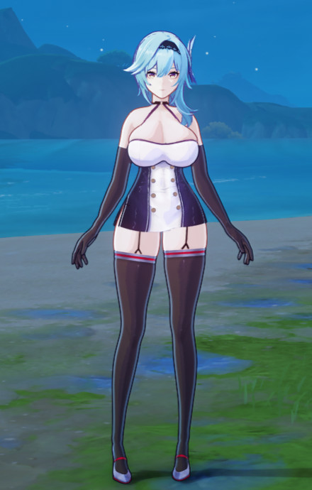 Eula as Honolulu (Azur)