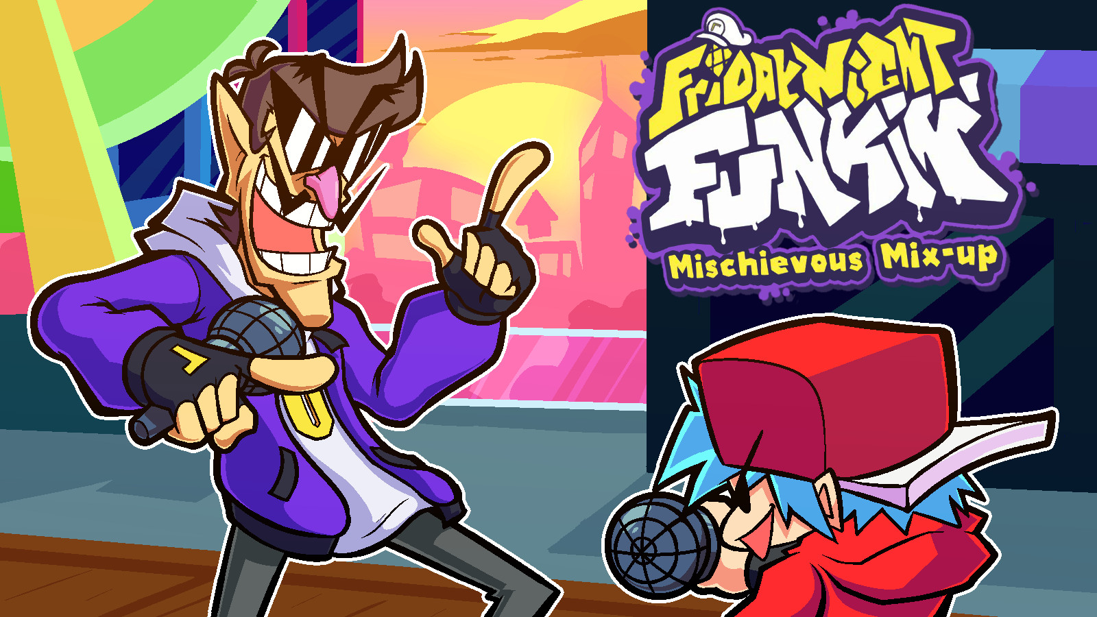 FNF: Mischievous Mix-Up (Vs. Waluigi) V1