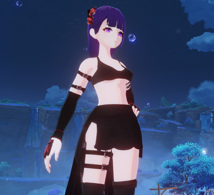 Raiden Shogun Shirt Hotpants