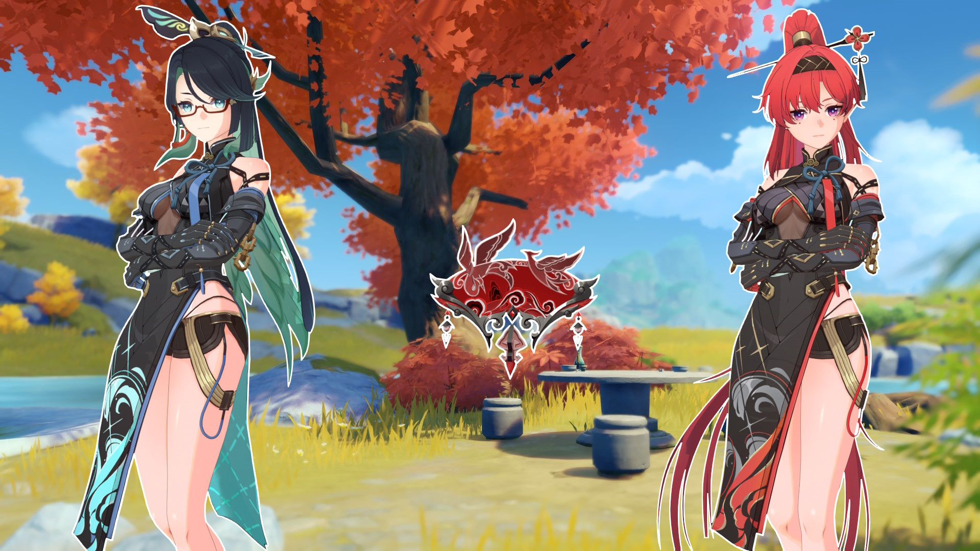 Yinlin (WuWa) over CloudRetainer/Xianyun