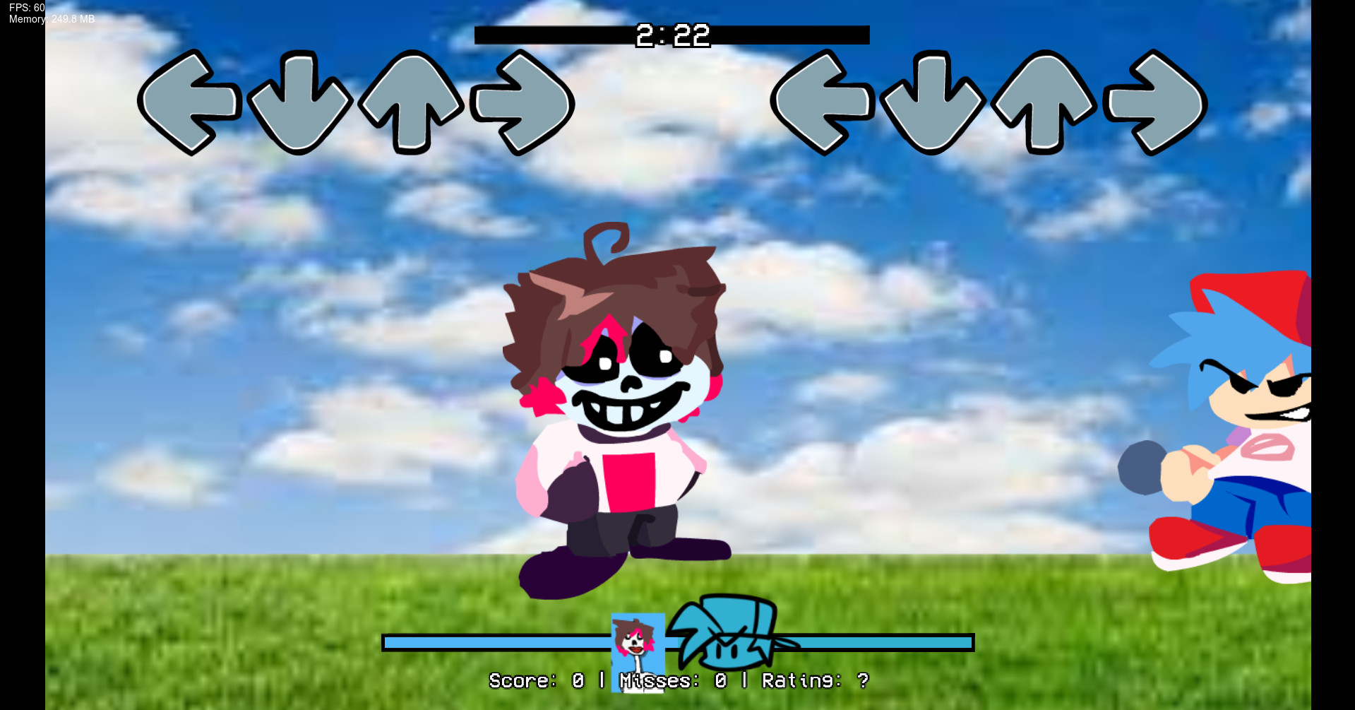 Sans b-day fnf mod!!!