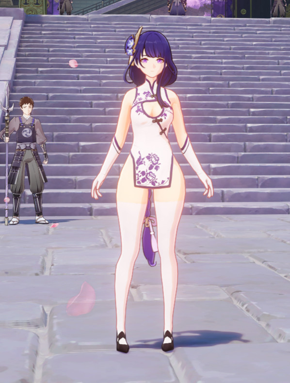 Raiden Shogun in Cheongsam