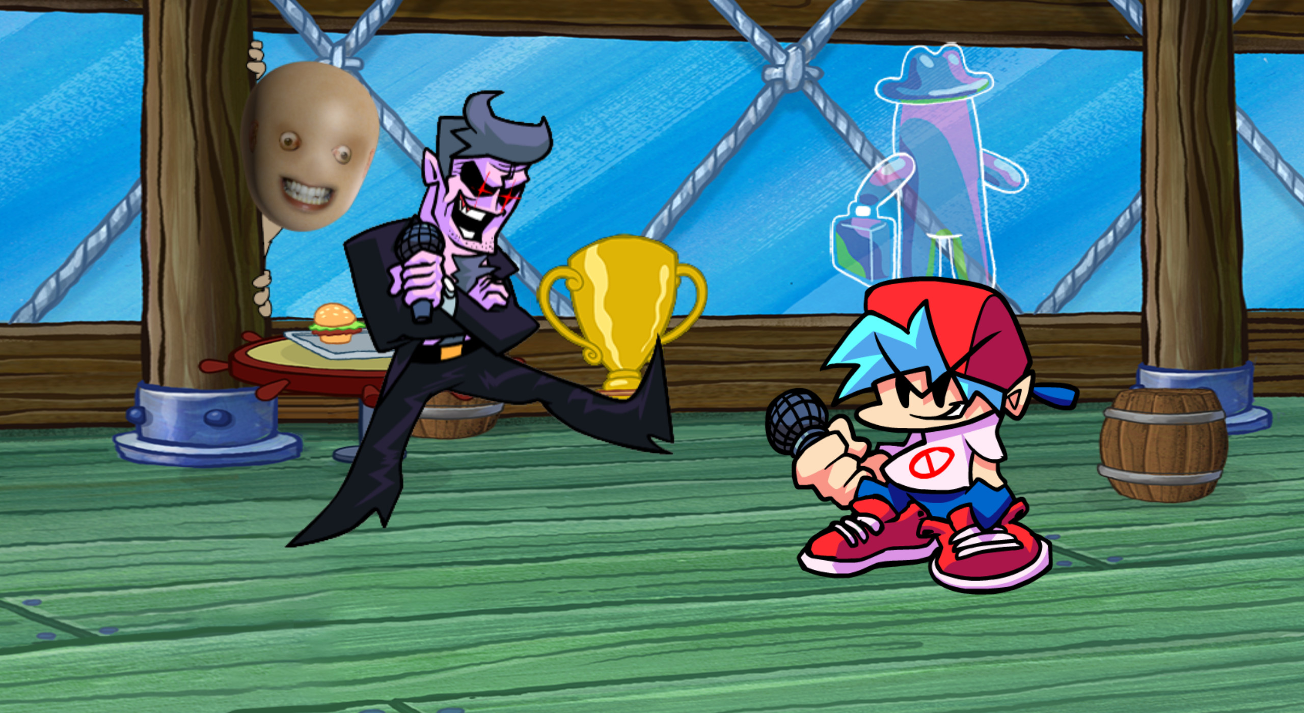 Krusty Krubs BG over Sound Stage