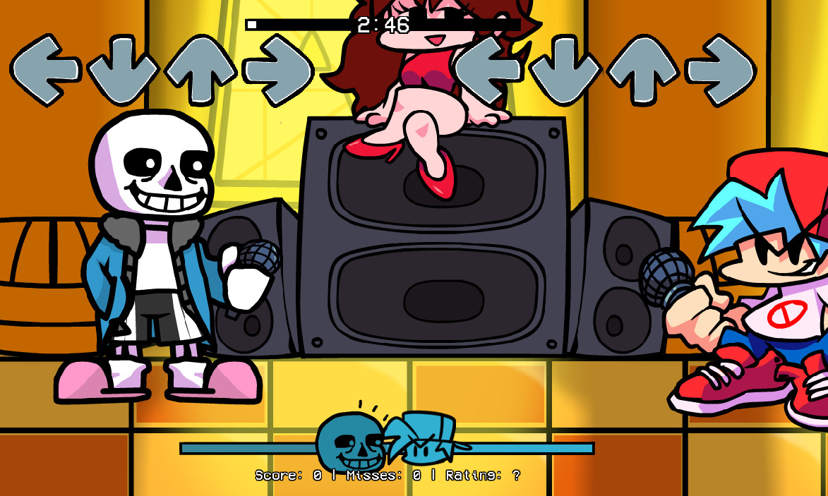 FNF Vs. SANS Psych engine Port (secret week)