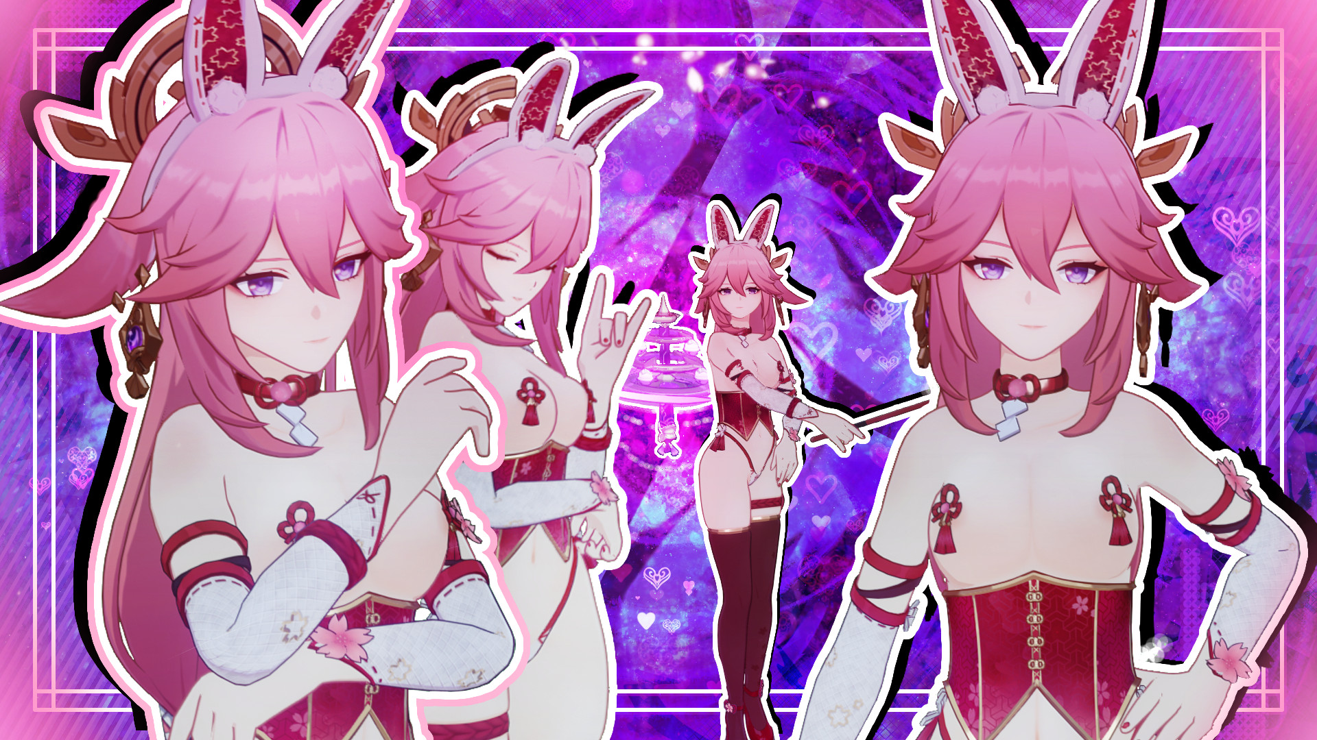 Yae Miko Bunny. Inazuma Mommy Trio (3/3)