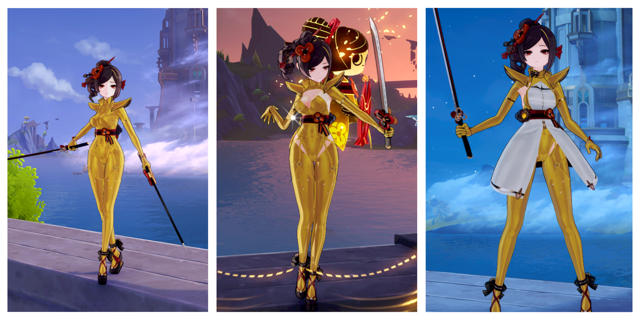 Chiori Golden Latex Princess Toggle