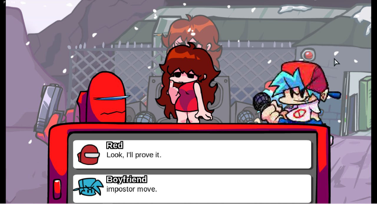 FNF Vs Impostor But Dialogues Are Rewritten By AI