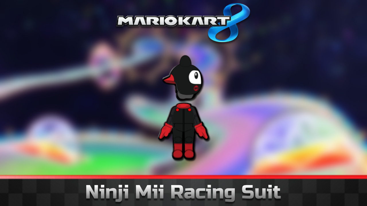 Ninji Mii Racing Suit Mod for Mario Kart 8 | MK8 Mods