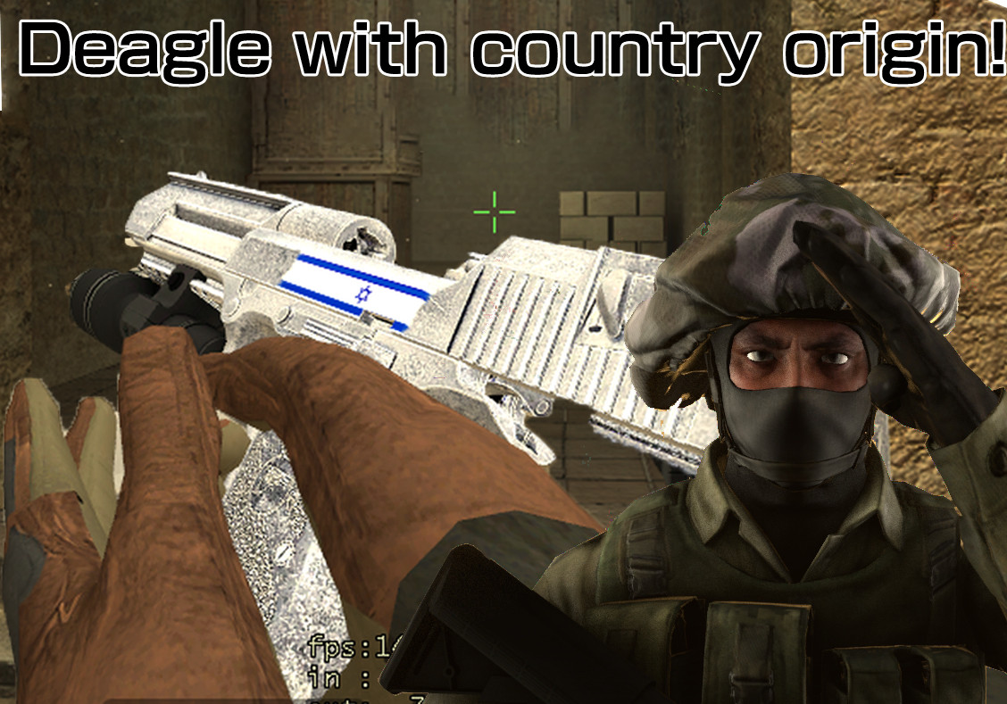 L4D2 Deagle with Israel flag