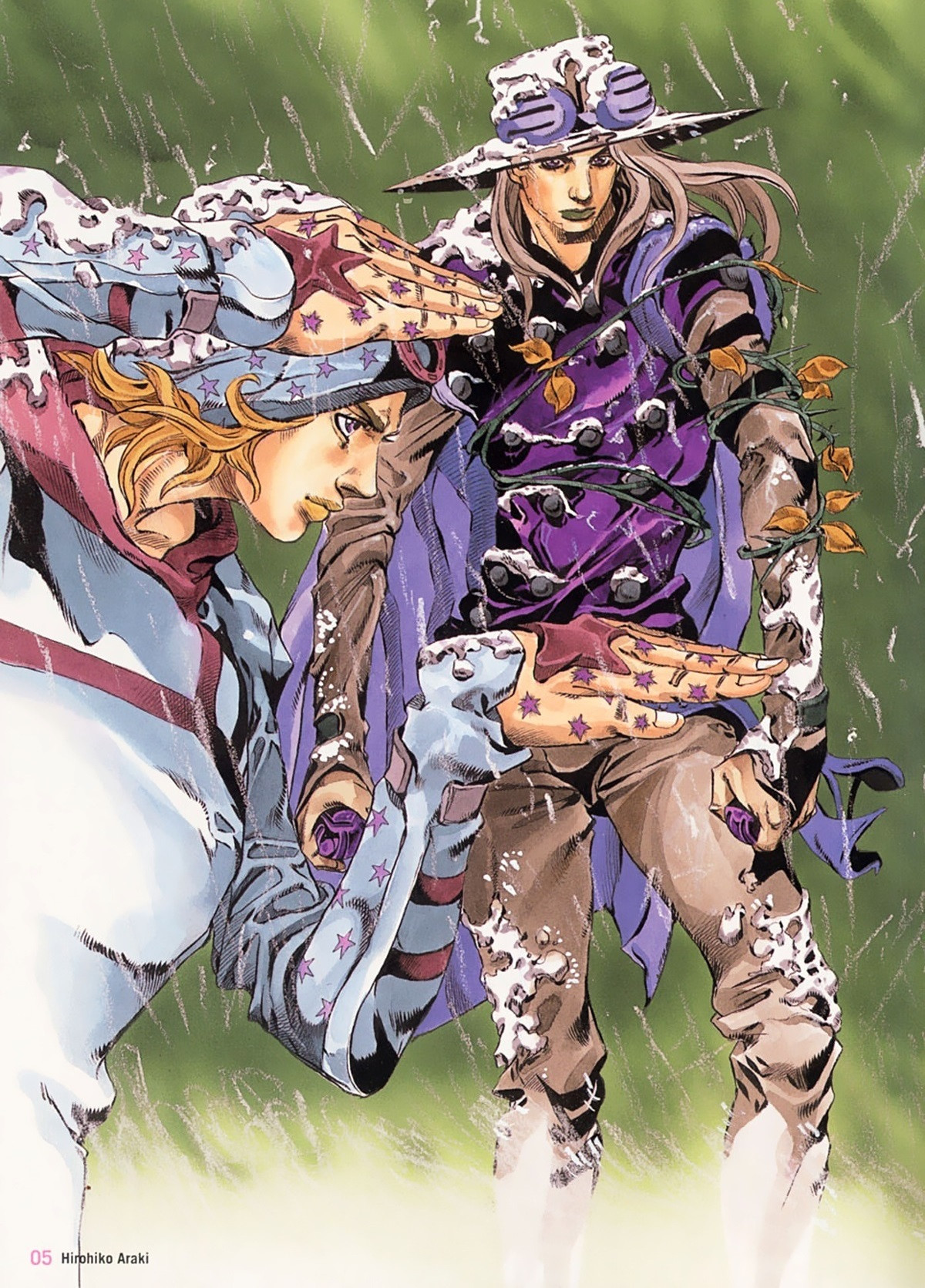 Steel Ball Run Menu Backgrounds