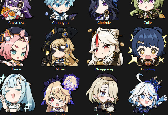 Mod folder Icons - Paimon Paintings