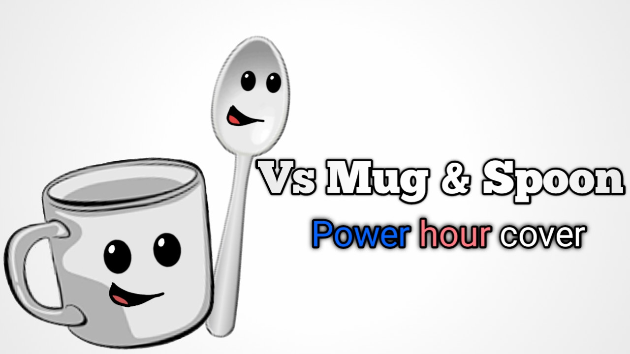 Vs mug & spoon (Power hour cover)