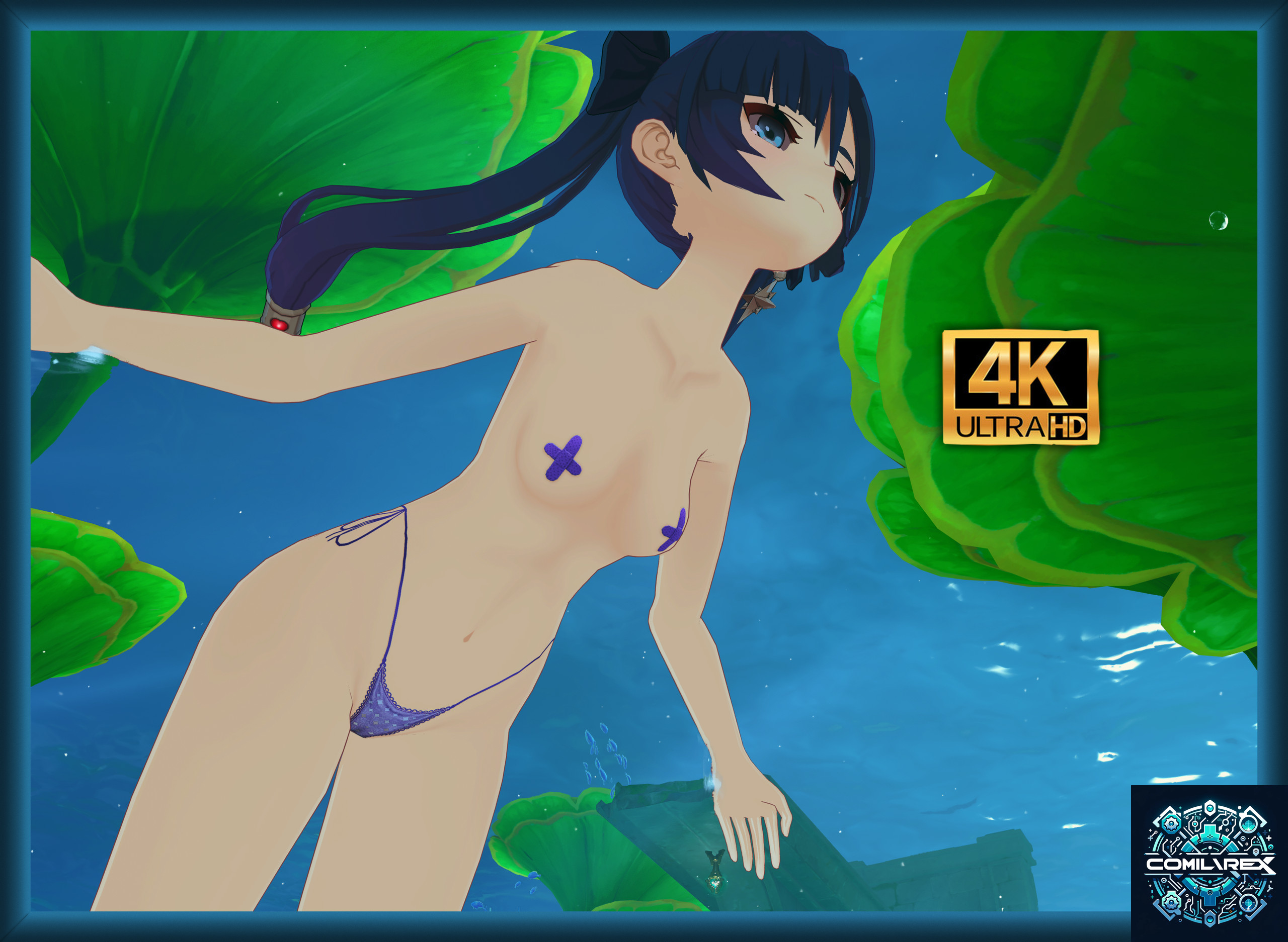 4K Mona *Starry Suprise* Lingerie with "Pasties"