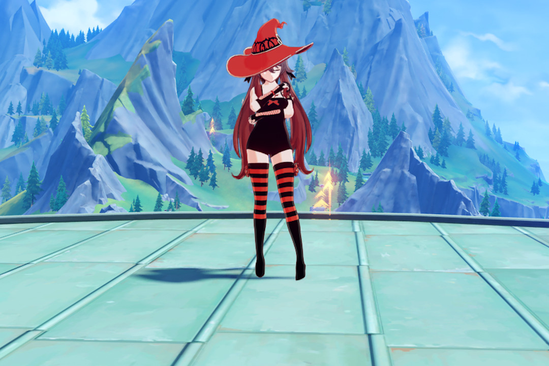 Crimson witch of the hot flames Hu tao