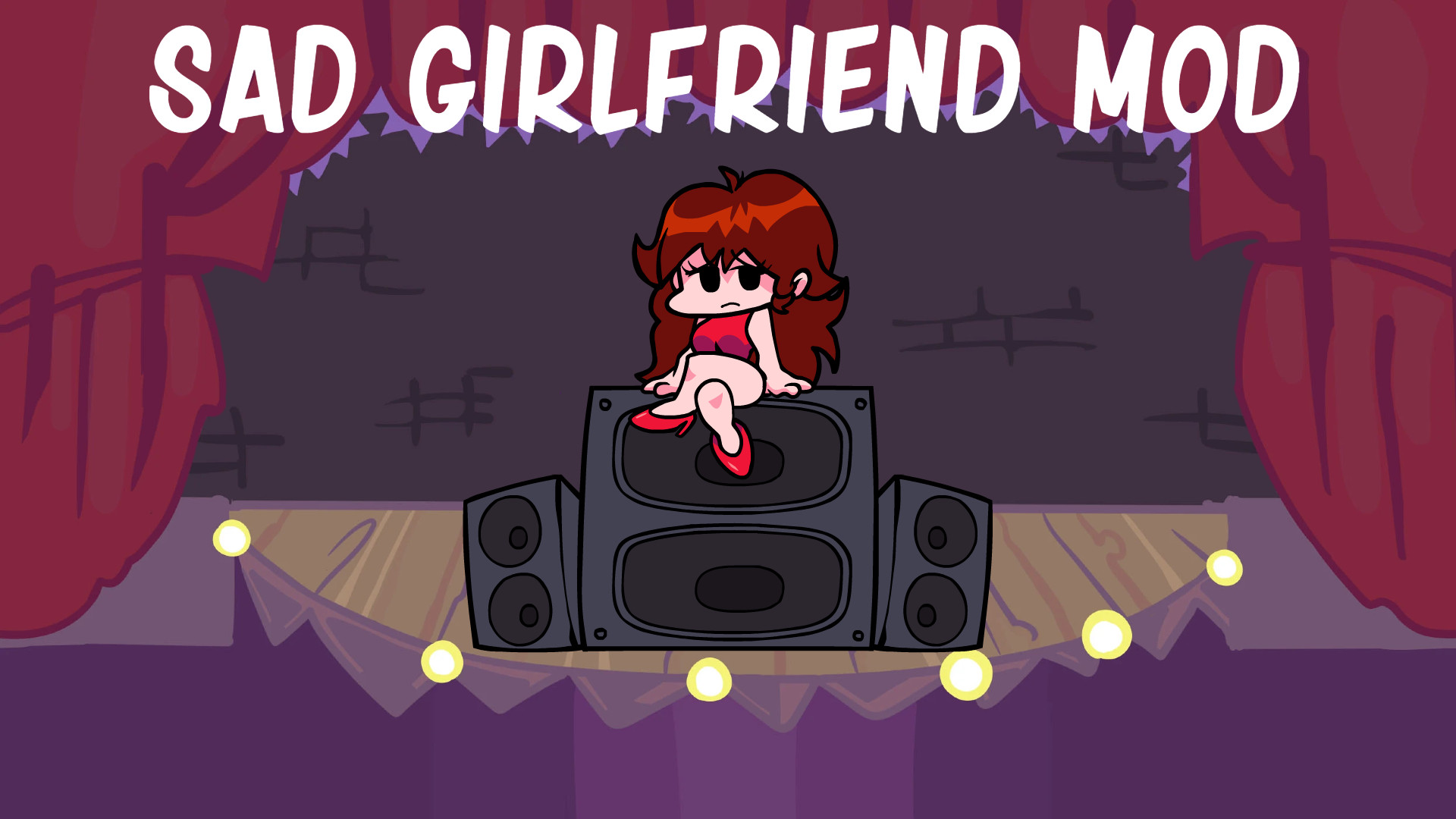 Sad Girlfriend Mod + FLA Mod for Friday Night Funkin' | FNF Mods