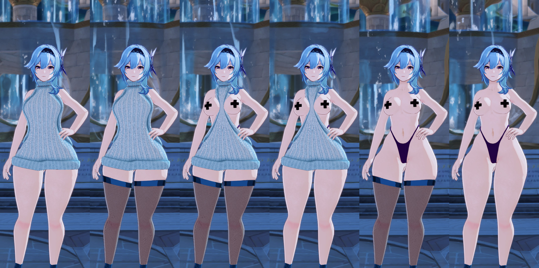 Thicc Virgin Killer Sweater Eula