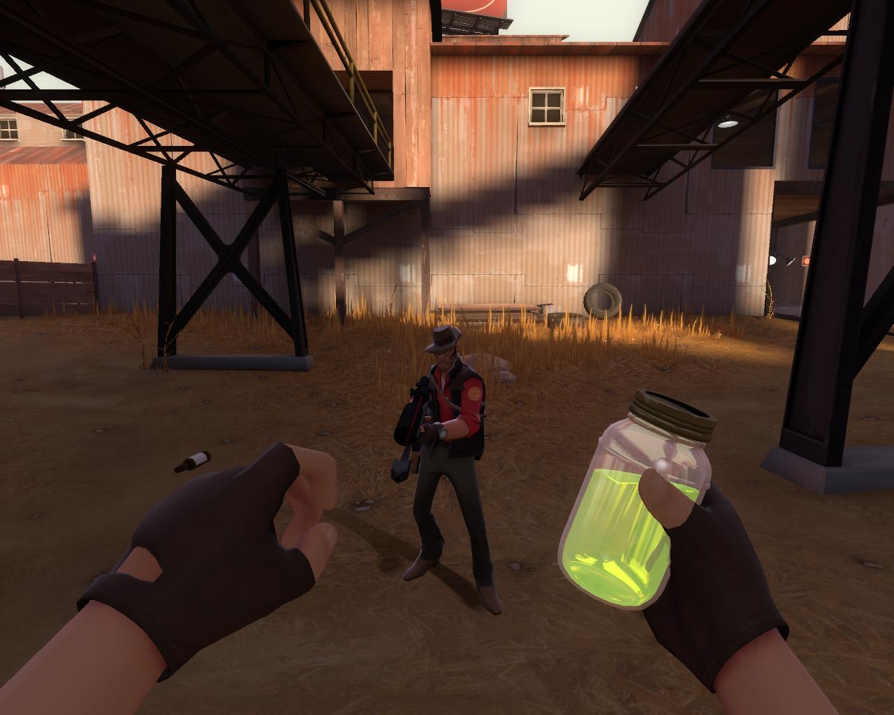 Burning Acid In A Jar!