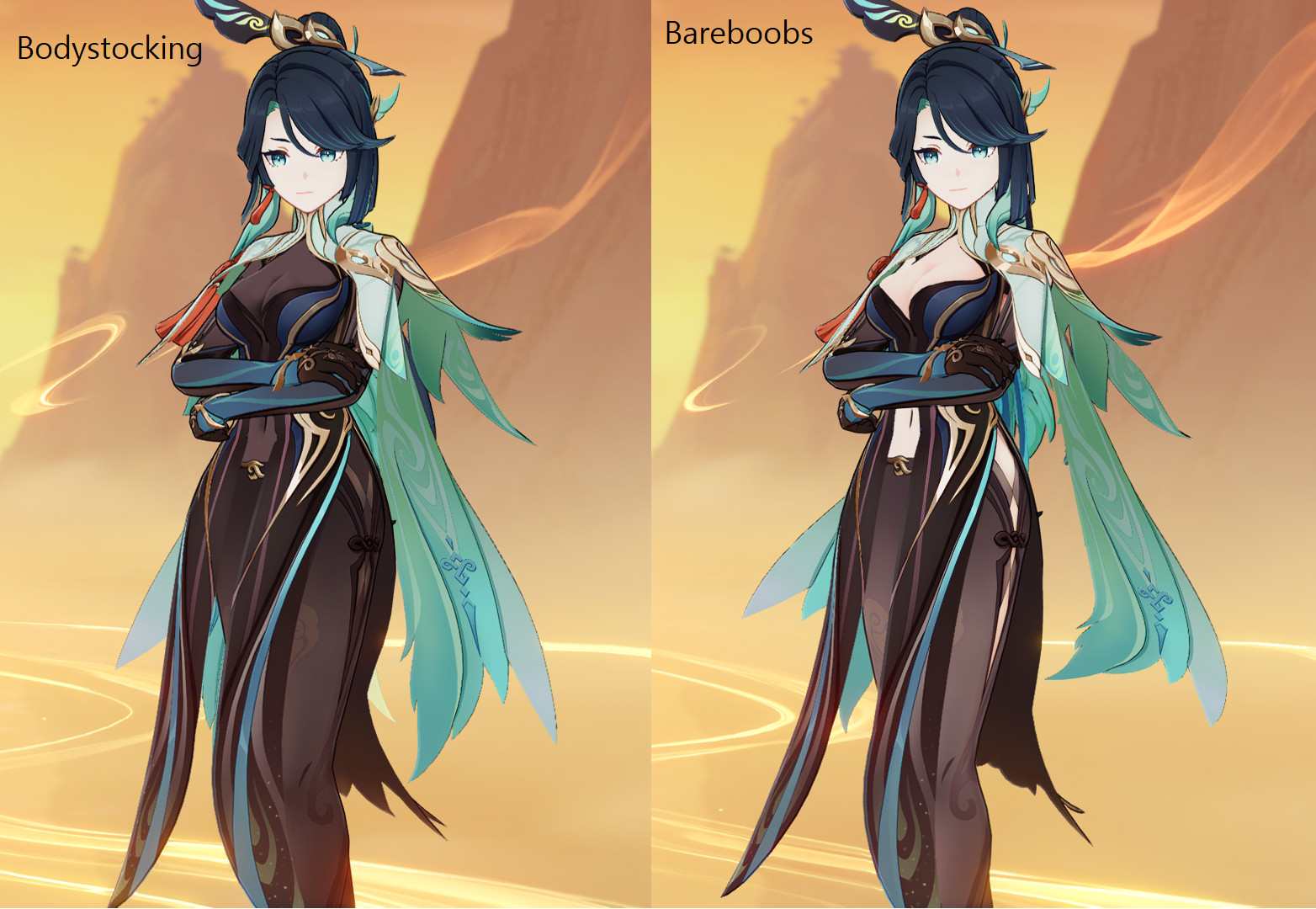 Xianyun Belly Button Mod